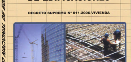 Reglamento Nacional de Edificaciones 2006 –  Descargar PDF