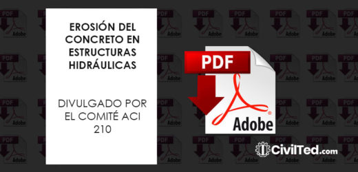Erosión del Concreto en Estructuras Hidráulicas – ACI 210